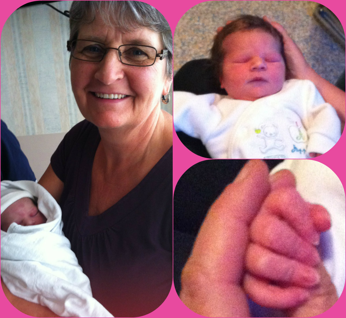 Melanie Thiessen, office manager at Bergen and Associates, is delighted to be a new grandma
